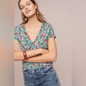 Anthropologie | Maeve Austen Collared Blouse
